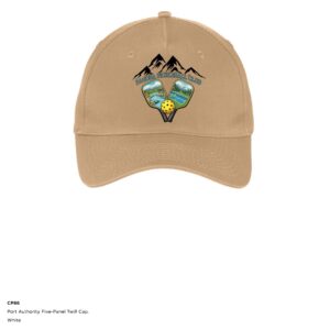 Port Authority Five-Panel Twill Cap CP86