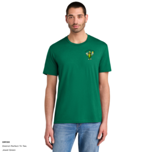 Distinct Perfect Tri Tee. Jewel Green DM130